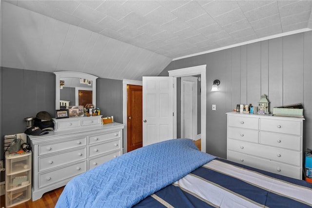 39 Owen Ave, Pawtucket, RI 02860 - bedroom featuring wood finished floors and vaulted ceiling