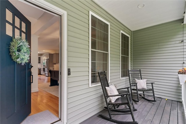 52 Pine Swamp Rd, Cumberland, RI 02864 - view of wooden porch