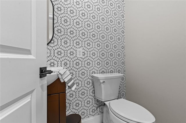 52 Pine Swamp Rd, Cumberland, RI 02864 - half bath featuring toilet and vanity