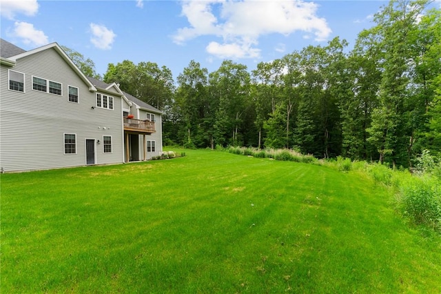 52 Pine Swamp Rd, Cumberland, RI 02864 - view of green lawn featuring a deck