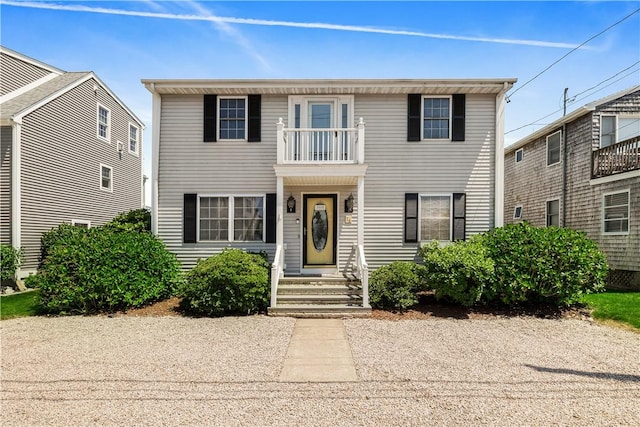 16 Elm Ave, Narragansett, RI 02882 - view of front of property featuring a balcony