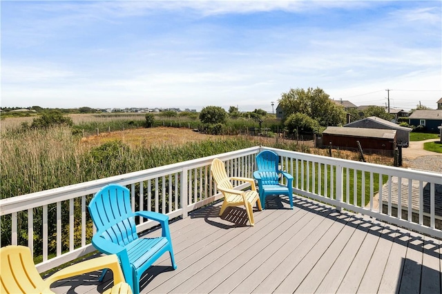 16 Elm Ave, Narragansett, RI 02882 - view of wooden terrace