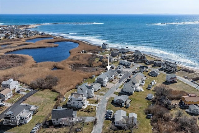 16 Elm Ave, Narragansett, RI 02882 - view of property location featuring a large body of water and nearby suburban area