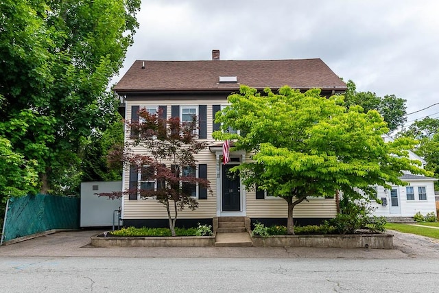 15 N St, Warwick, RI 02886 - view of front of home featuring a chimney