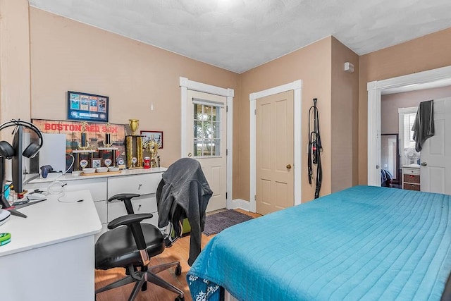 15 N St, Warwick, RI 02886 - bedroom with wood finished floors and a desk