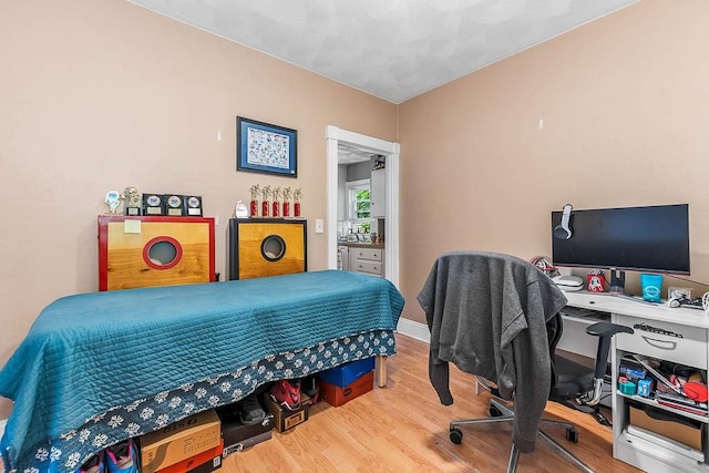 15 N St, Warwick, RI 02886 - bedroom featuring wood finished floors and a desk