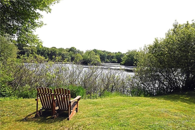 2352 Matunuck Schoolhouse Rd, Charlestown, RI 02813 - view of green lawn featuring a water view