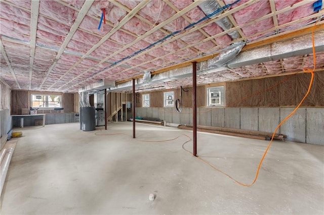 137 Stanwood St, Providence, RI 02907 - basement with heating unit and water heater
