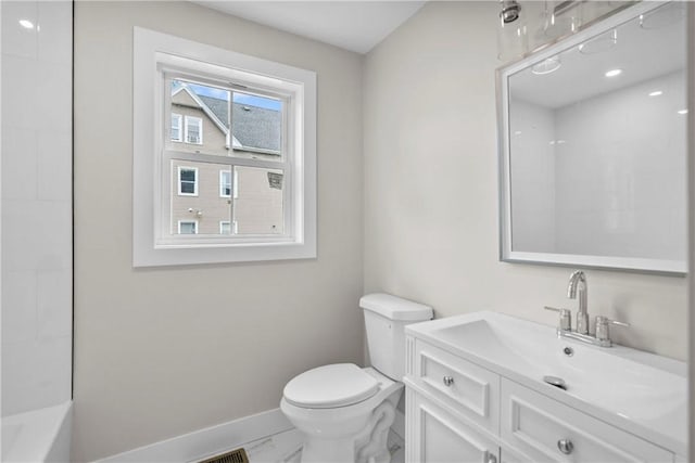 137 Stanwood St, Providence, RI 02907 - bathroom featuring vanity and marble look tiles