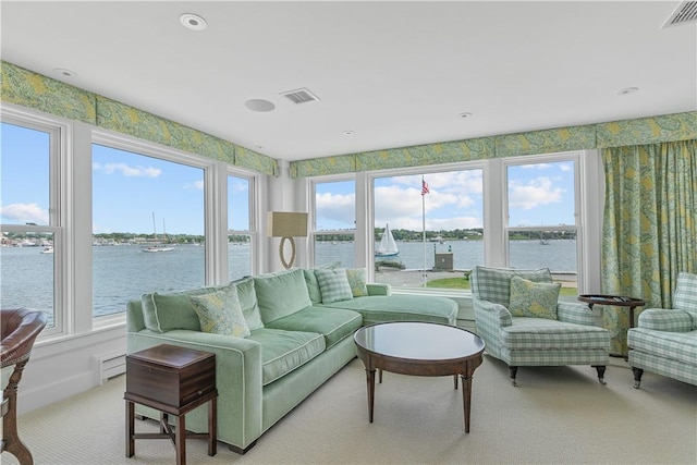 19 Defenders Row Unit 19, Newport, RI 02840 - sunroom featuring healthy amount of natural light and a water view
