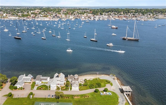 19 Defenders Row Unit 19, Newport, RI 02840 - drone / aerial view of a large body of water