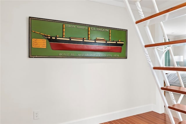 19 Defenders Row Unit 19, Newport, RI 02840 - detailed view of wood finished floors and baseboards