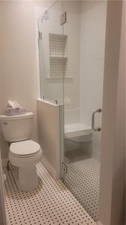 318 Corey Ln Unit 318, Middletown, RI 02842 - full bathroom with a shower stall and tile patterned flooring