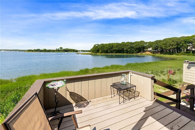 267 Fishing Cove Rd, North Kingstown, RI 02852 - dock area with a water view