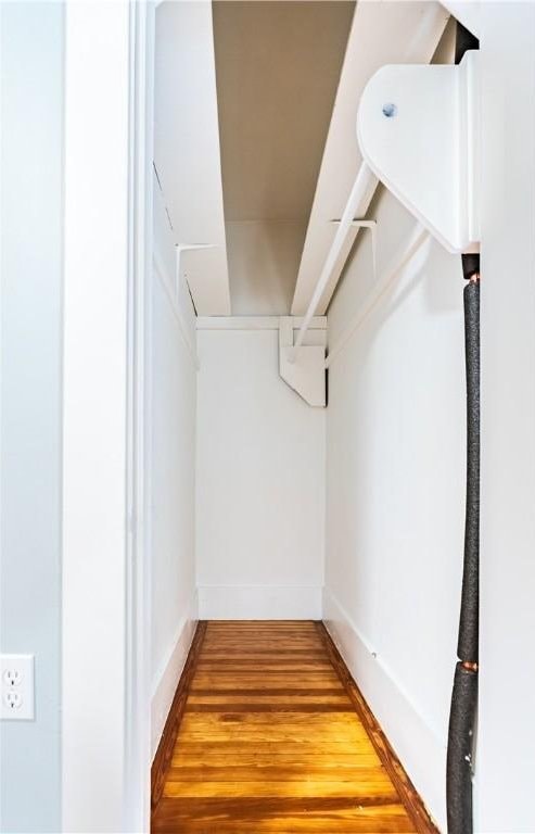 168 Waterman Ave, East Providence, RI 02914 - spacious closet featuring light wood-style floors