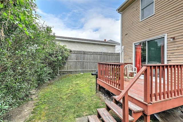 25 Sharon St Unit 1, Cranston, RI 02910 - view of yard featuring a deck