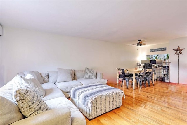 25 Sharon St Unit 1, Cranston, RI 02910 - living room with light wood-style floors and ceiling fan