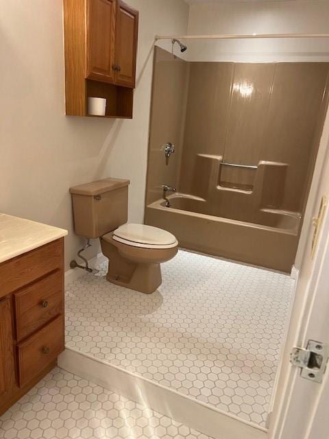 444 Woodward Rd Unit 3, North Providence, RI 02904 - bathroom with shower / bath combination, vanity, and tile patterned floors