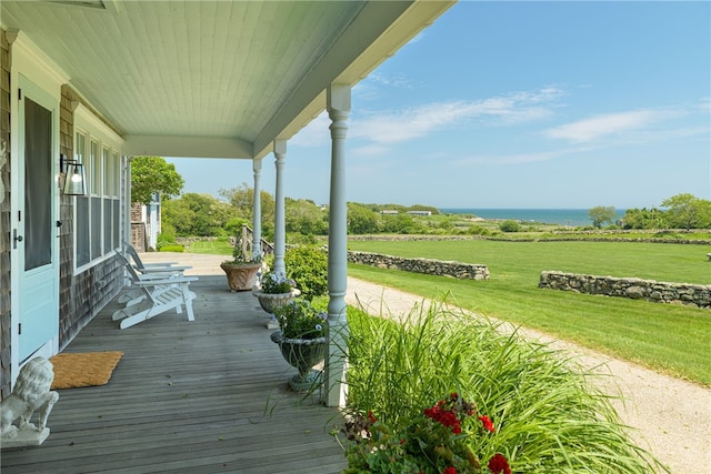 68 Grange Ave, Little Compton, RI 02837 - view of porch