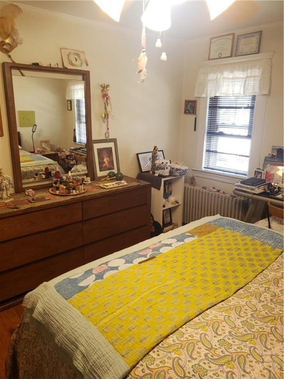 106 Langdon St, Providence, RI 02904 - bedroom with radiator heating unit