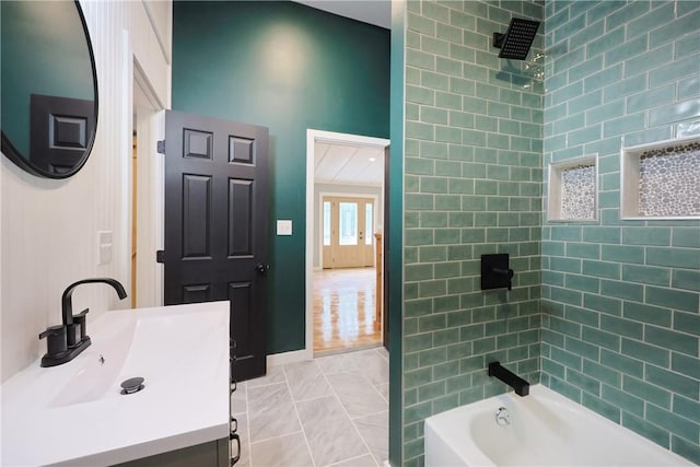 154 Foster Center Rd, Foster, RI 02825 - bathroom with bathing tub / shower combination and vanity