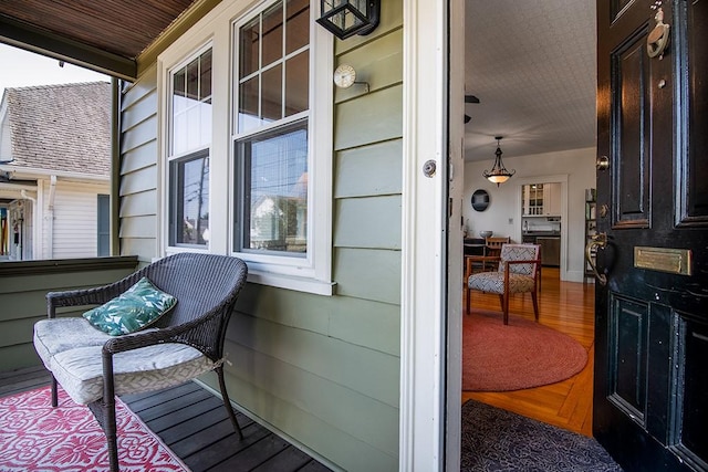 25 Sheffield Ave, North Providence, RI 02911 - view of covered porch