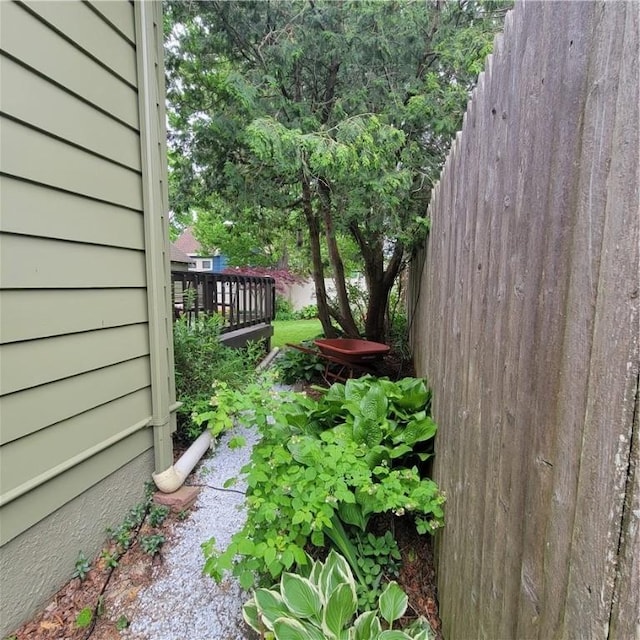 25 Sheffield Ave, North Providence, RI 02911 - view of yard featuring a wooden deck