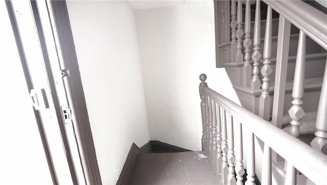 271 Union Ave, Providence, RI 02909 - stairway featuring baseboards