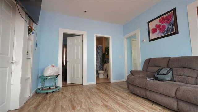 271 Union Ave, Providence, RI 02909 - living area featuring light wood-style flooring