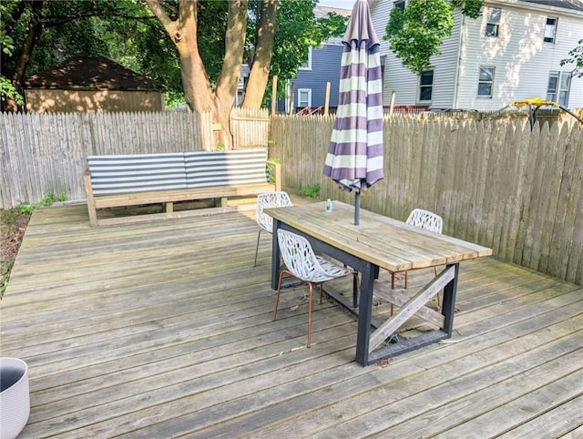 10 Stamford Ave, Providence, RI 02907 - deck featuring outdoor dining area