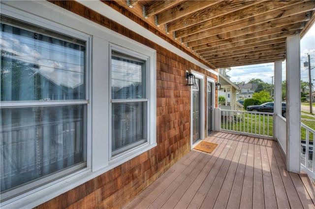 58 Cliffdale Ave, Cranston, RI 02905 - view of wooden deck