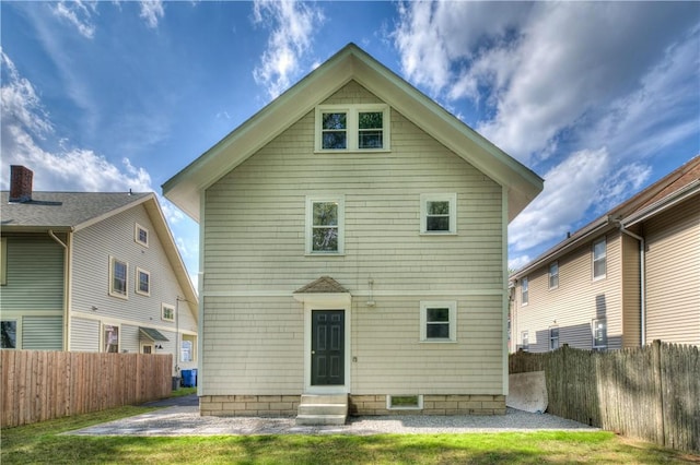 58 Cliffdale Ave, Cranston, RI 02905 - back of property with entry steps