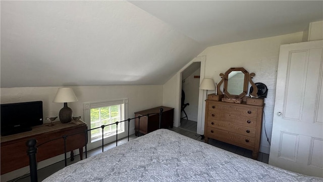 815 Beacon Hill Rd, Block Island, RI 02807 - bedroom featuring vaulted ceiling