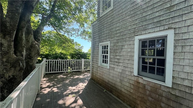 815 Beacon Hill Rd, Block Island, RI 02807 - view of wooden deck