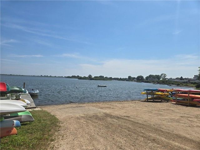 116 Balsam Rd, South Kingstown, RI 02879 - dock area featuring a water view and a boat ramp