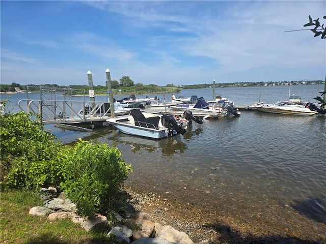 116 Balsam Rd, South Kingstown, RI 02879 - dock area featuring a water view