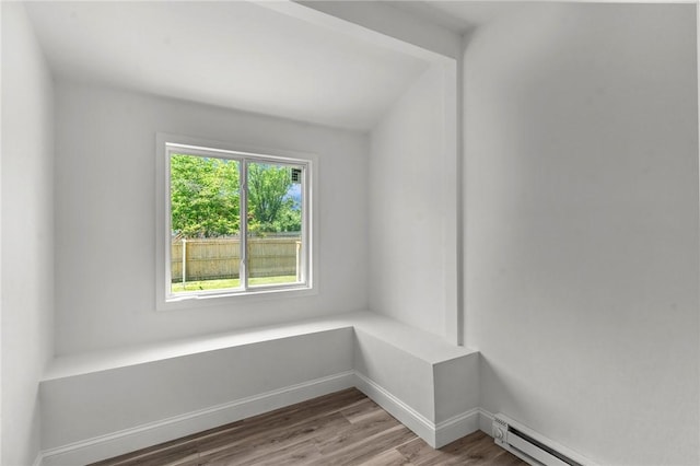 299 George Arden Ave, Warwick, RI 02886 - unfurnished room with wood finished floors and baseboard heating