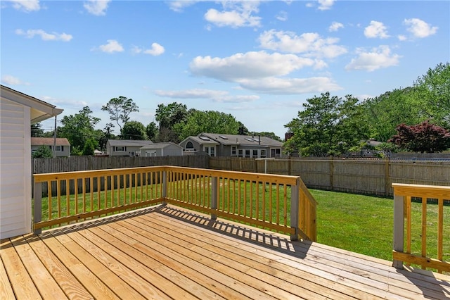 299 George Arden Ave, Warwick, RI 02886 - deck with a fenced backyard and a residential view