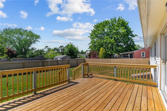 299 George Arden Ave, Warwick, RI 02886 - wooden deck featuring a fenced backyard