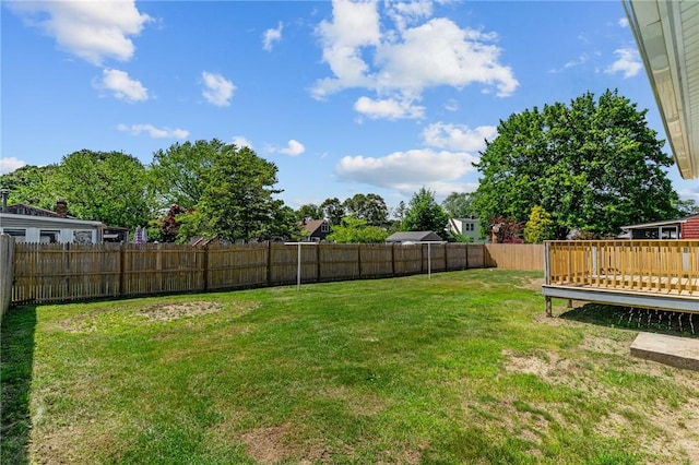 299 George Arden Ave, Warwick, RI 02886 - fenced backyard with a deck