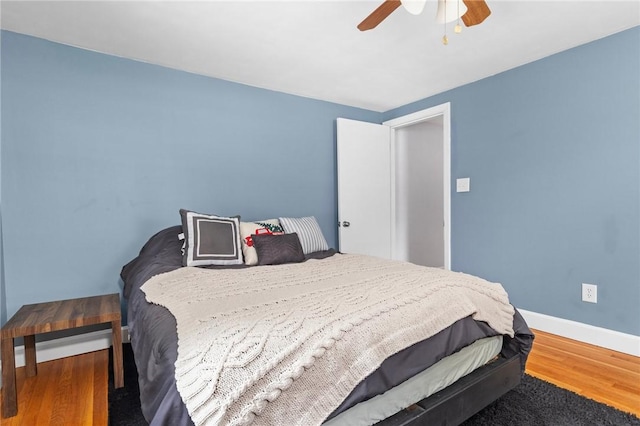 41 Valley View Dr, Cumberland, RI 02864 - bedroom featuring wood finished floors and a ceiling fan