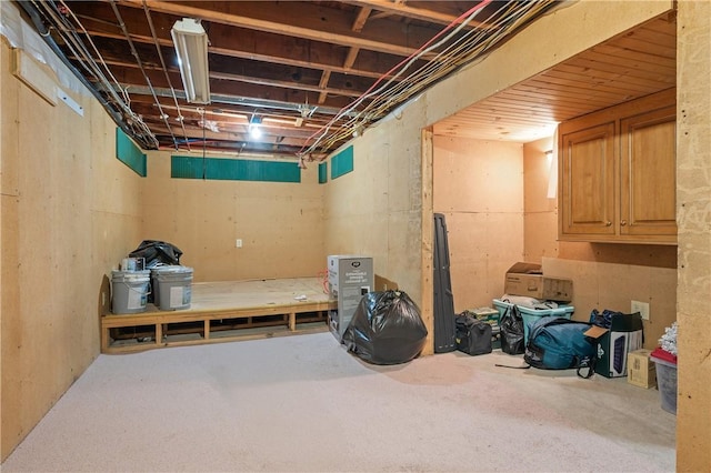 607 Knollwood Dr, Woonsocket, RI 02895 - view of unfinished basement