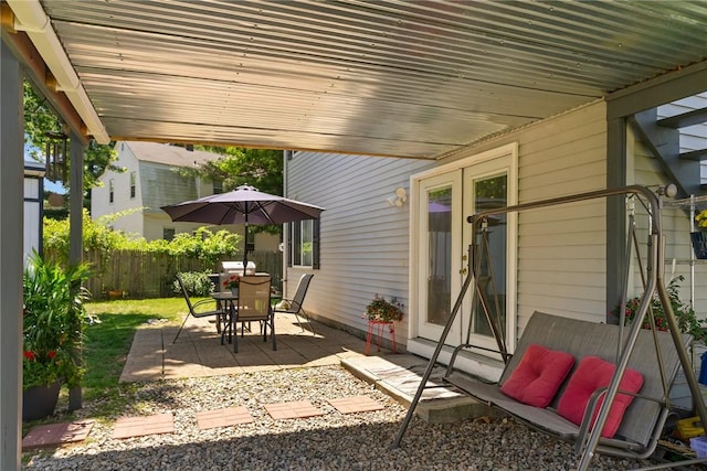 4 Clarke St, Warwick, RI 02886 - view of patio featuring outdoor dining space