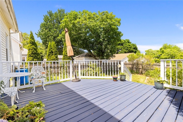 161 Ferncrest Ave, Cranston, RI 02905 - wooden deck with a fenced backyard