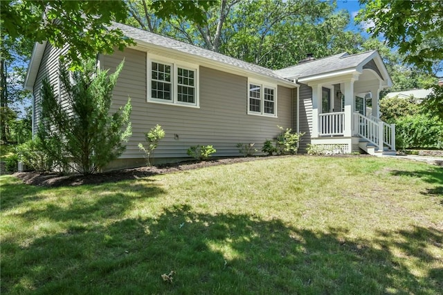 88 Grand View Rd, East Greenwich, RI 02818 - view of front of property featuring a front lawn