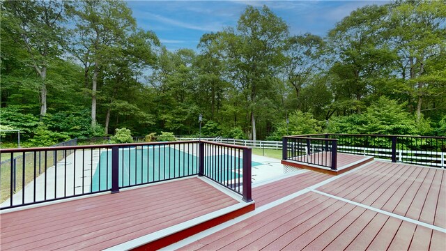 4 Tray Hollow Rd, Foster, RI 02825 - wooden deck with view of scattered trees