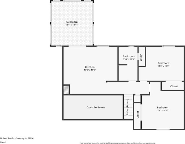 14 Deer Run Dr, Coventry, RI 02816 - view of home floor plan