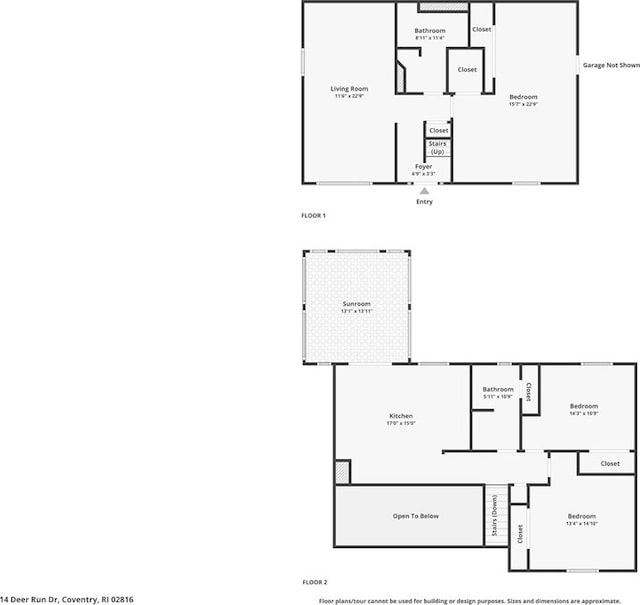 14 Deer Run Dr, Coventry, RI 02816 - view of home floor plan