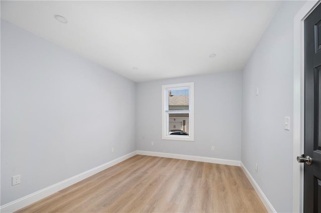 312 Veazie St, Providence, RI 02904 - unfurnished room featuring light wood-style flooring and baseboards