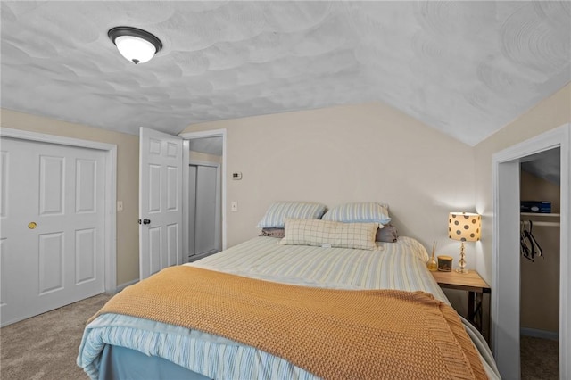 273 Main St, Cranston, RI 02823 - carpeted bedroom featuring lofted ceiling